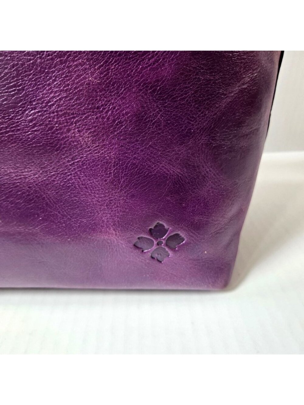 Patricia Nash Purse Purple Discovery Woven Iverna Bucket Shoulder Bag Plum Jam - Picture 5 of 16